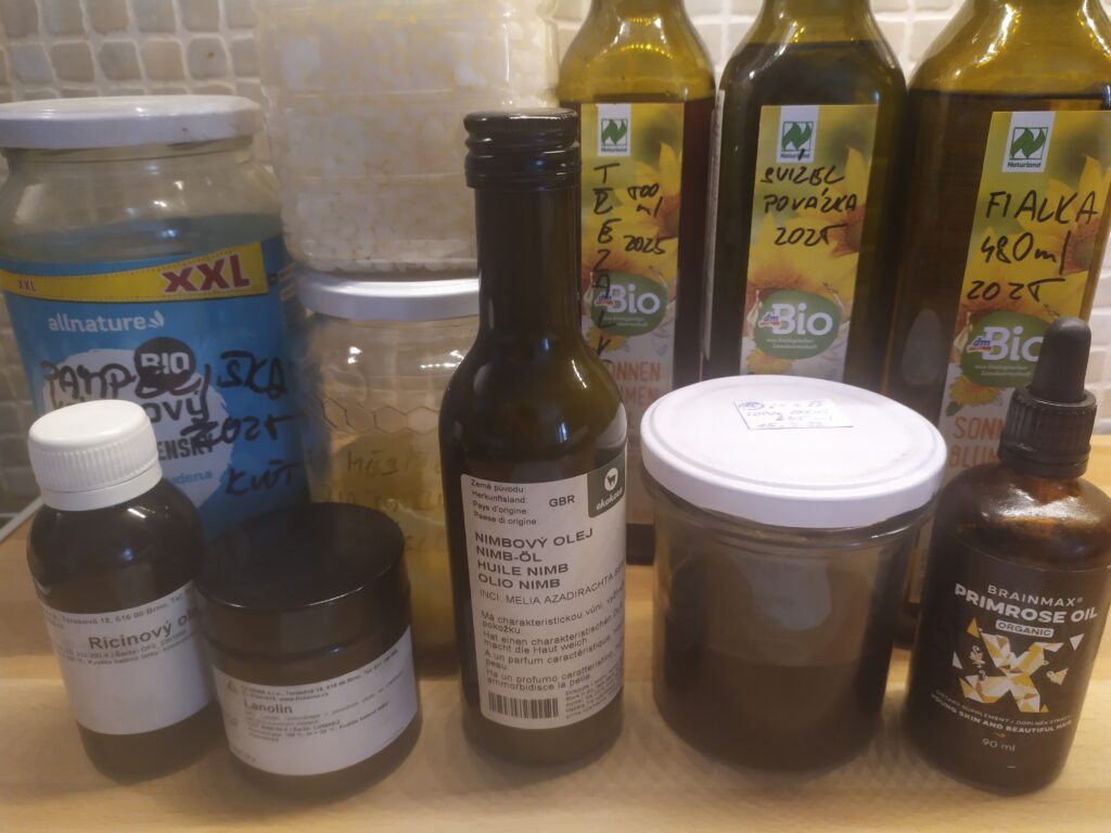 Mast na ekzémy suroviny